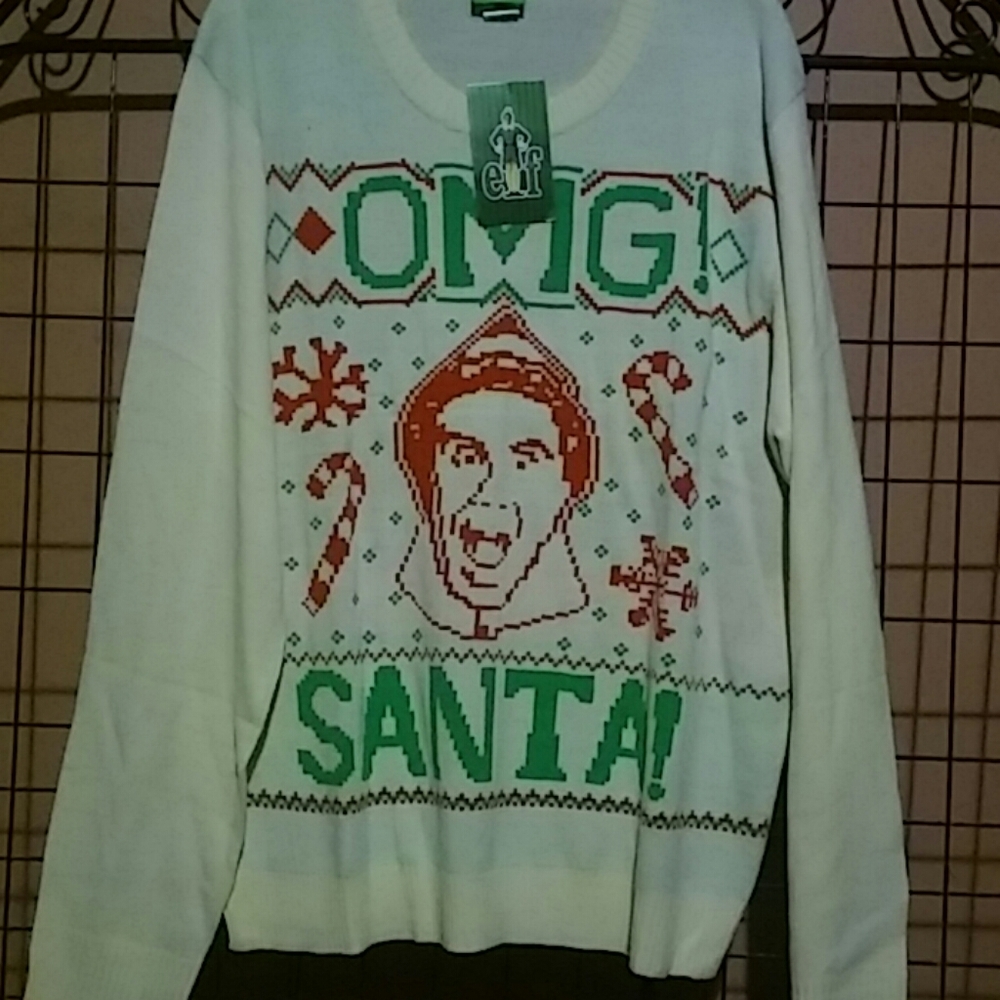 🆕 Elf movie sweater/NWNT